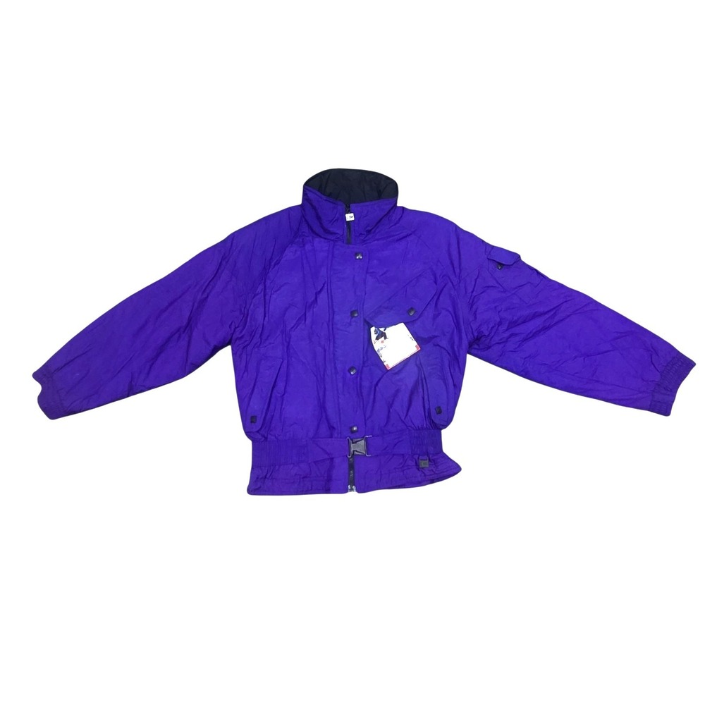 Helly Hansen 2010 Womens Purple Ski Jacket Size 12 Angel Fire Resort Lower Mtn